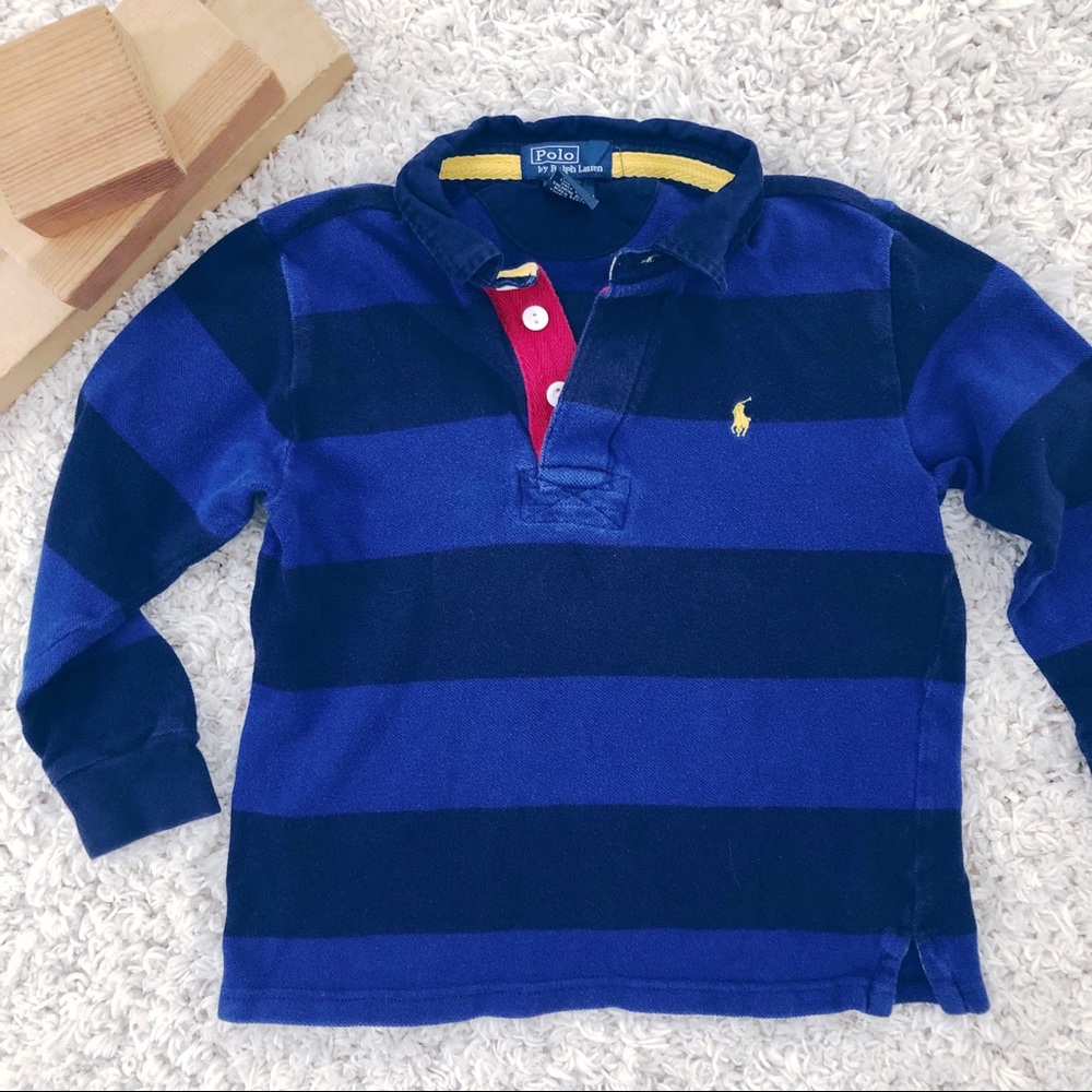POLO RALPH LAUREN boys striped long sleeved top